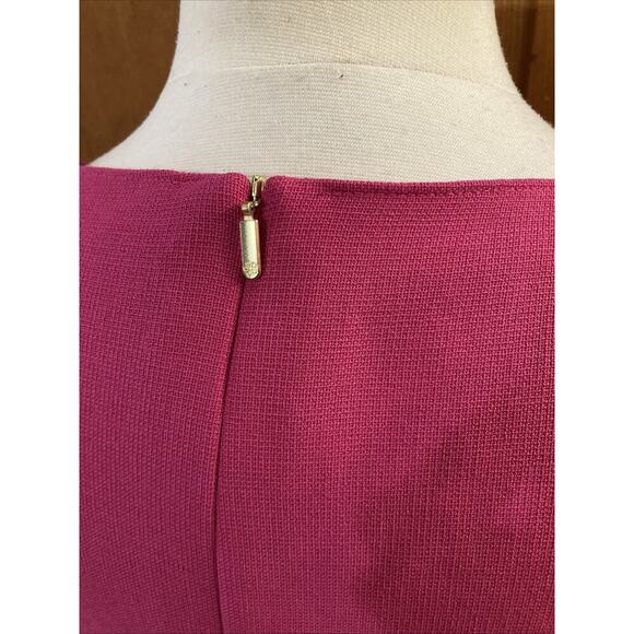 TRINA TURK Women's Dress Sz 0 Fuchsia Sleeveless Fully Lined $298 Colorful - Picture 10 of 14